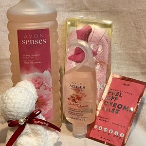 Avon Cherry Blossom Bath and Body Bundle